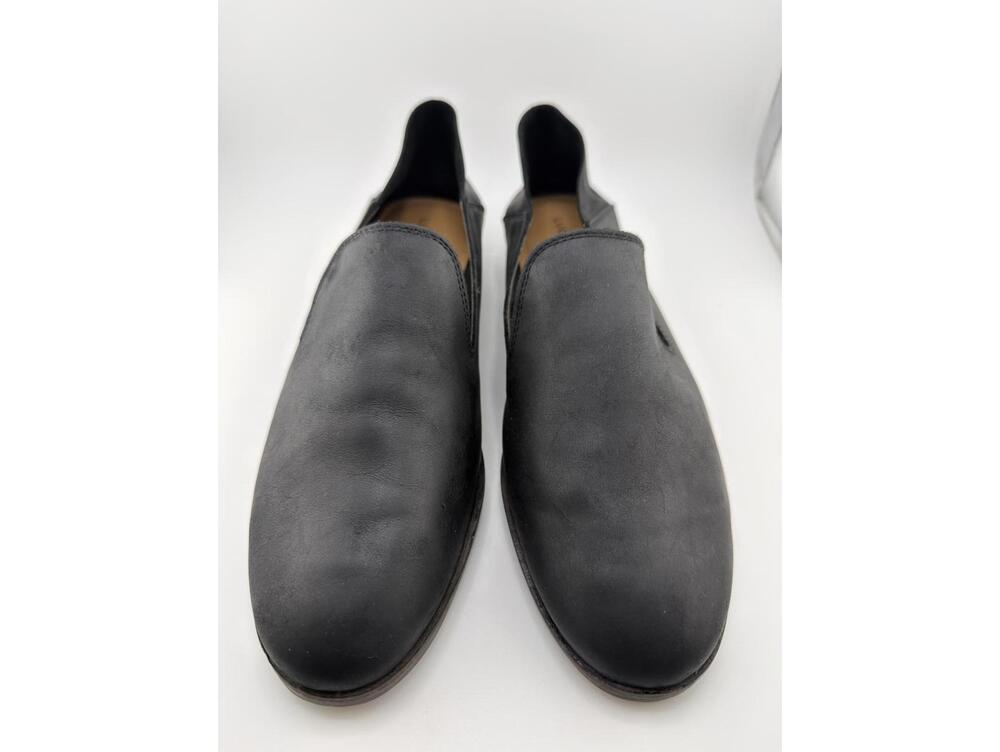 Lucky Brand Black Leather Slip-On Loafers Men's Size 9 Classic Casual